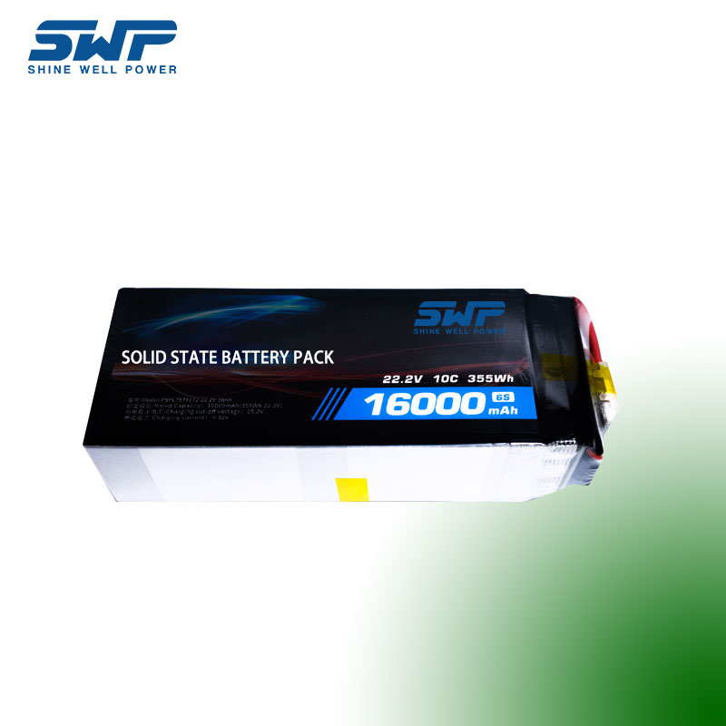 22.2v16AH Drone Battery High Rate, High Safety Solid State Battery Battery Pack